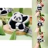 Cute Panda Diffuser Keychain With Plush Material For Car Backpack And Gift