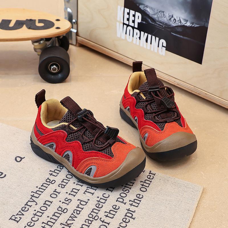 

Spring New Kids Fashion Sneakers Boys Girls Versatile Casual Running Shoes size 26 красный