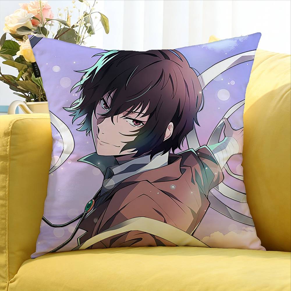 Bungo Stray Dogs O-Osamu D-Dazai   Various Sizes Square Pillow Case For Car Home Bedchamber Decor