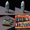 Exquisite Natural Labradorite Quartz Obelisk Crystal Wand For Spiritual Growth Gift