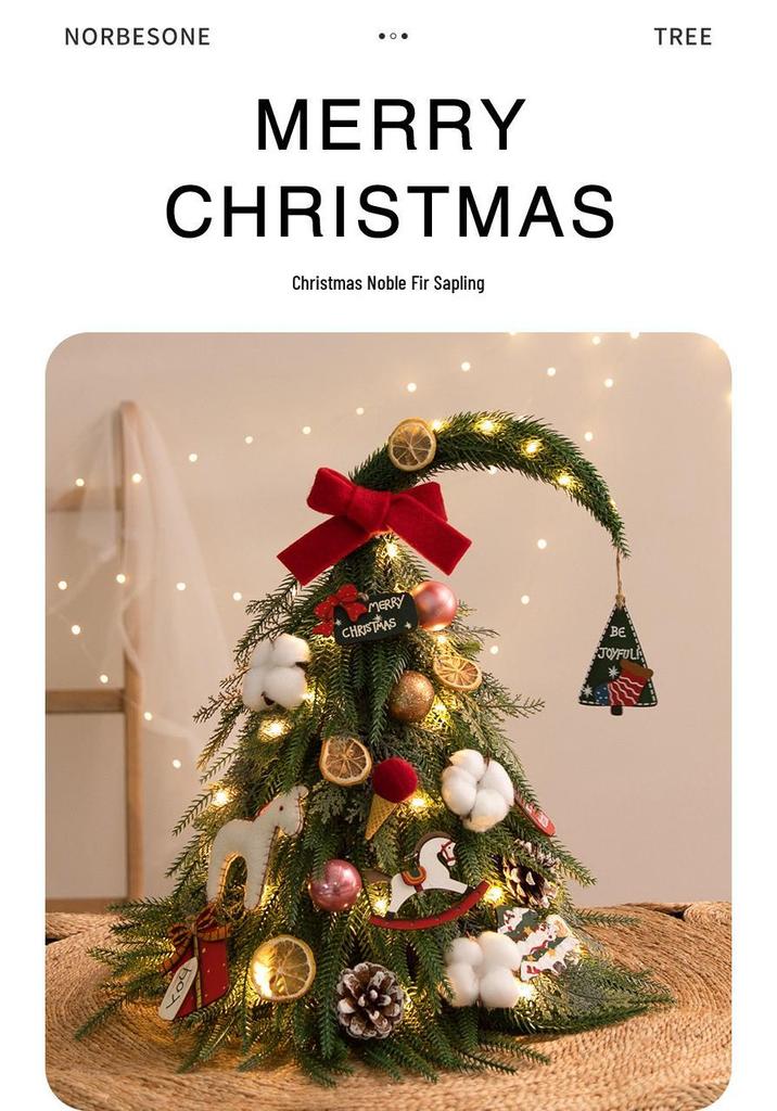 Christmas Festival Mini Desktop DIY Ornament - Small Tree Decoration