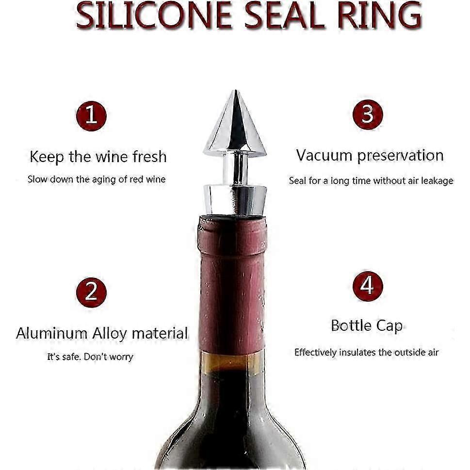 3 PCS Bottle Stopper for Wine Champagne Beer Collection