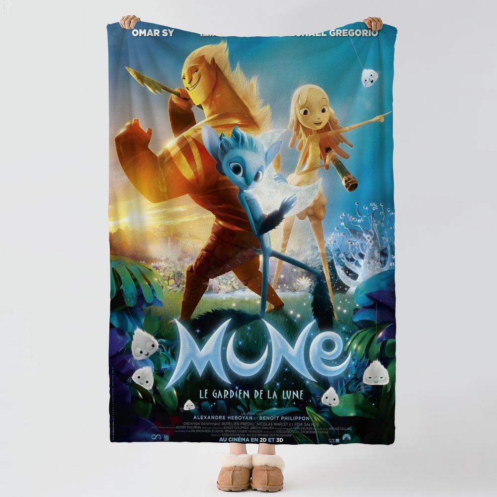 Movie M-Mune Guardian of the Moon-n Throw Thick Comfort Flannel Quilt, Multi-scene Use Indoor Outdoor Daily Nap