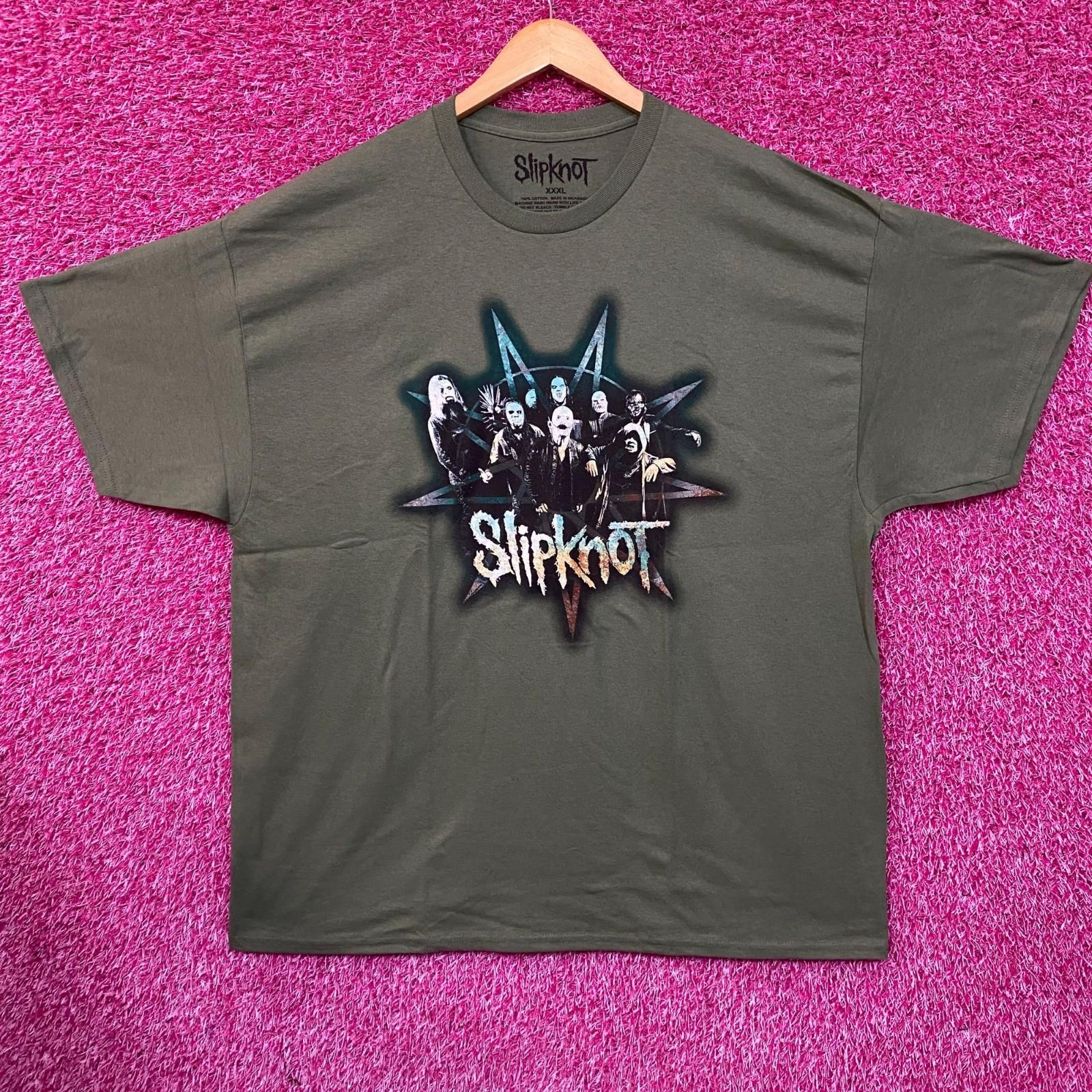 Футболка Slipknot Group Star Olive XL