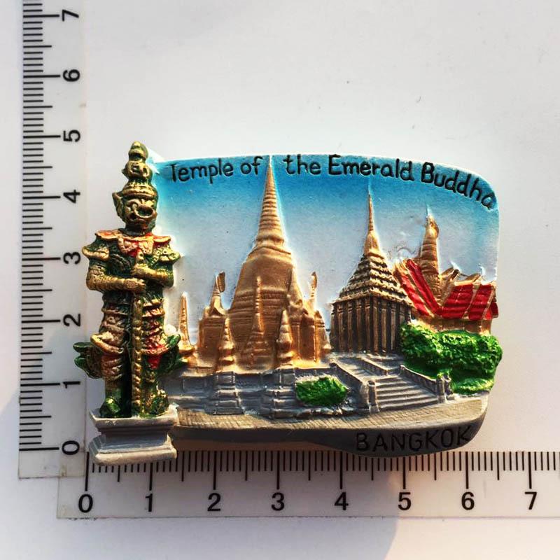 Thailand Travelling Souvenirs Fridge Magnets Thailand Resorts Souvenirs Magnetic Stickers Home Decor Children Toys Wedding Gifts
