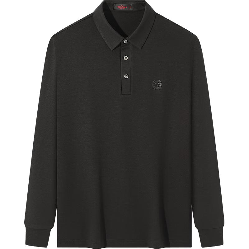 Septwolves Men s Long Sleeve Business Casual Polo Shirt 2XL