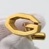 Used Givenchy cuffs metal gold business