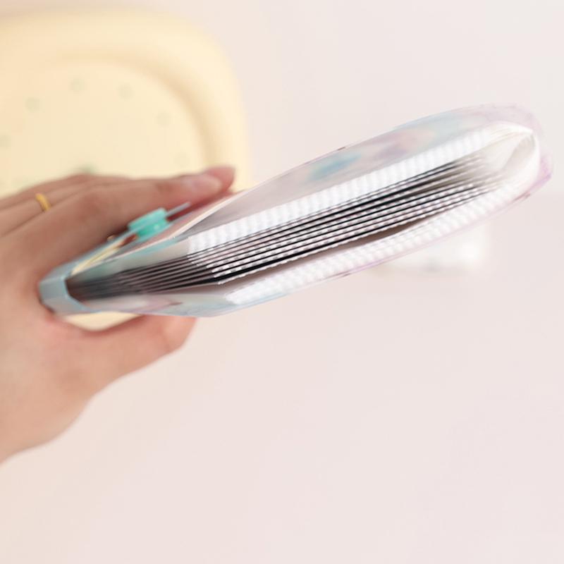 120/240 Slots Nail Sticker Storage Book Clear/Butterfly/Flowers/Leaves Cover Nail Decal Storage Album For Small Sticker