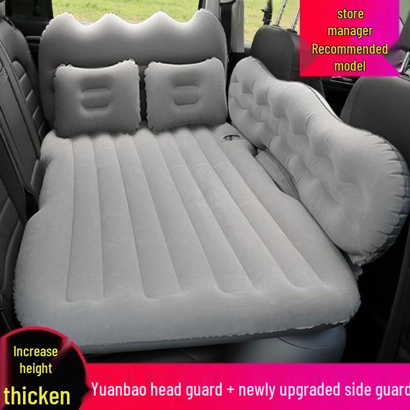 Rear Seat Car Inflatable Mattress - Foldable Travel Sleeping Pad for Car Interior