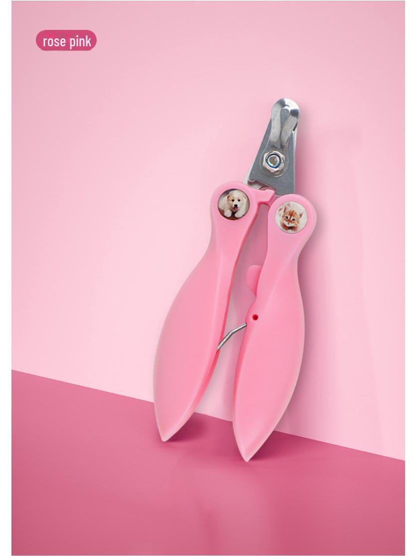 

Кусачки для ногтей из нержавеющей стали для собак и кошек — удобные для начинающих со встроенной шлифовальной машиной With PET Box роза розовый