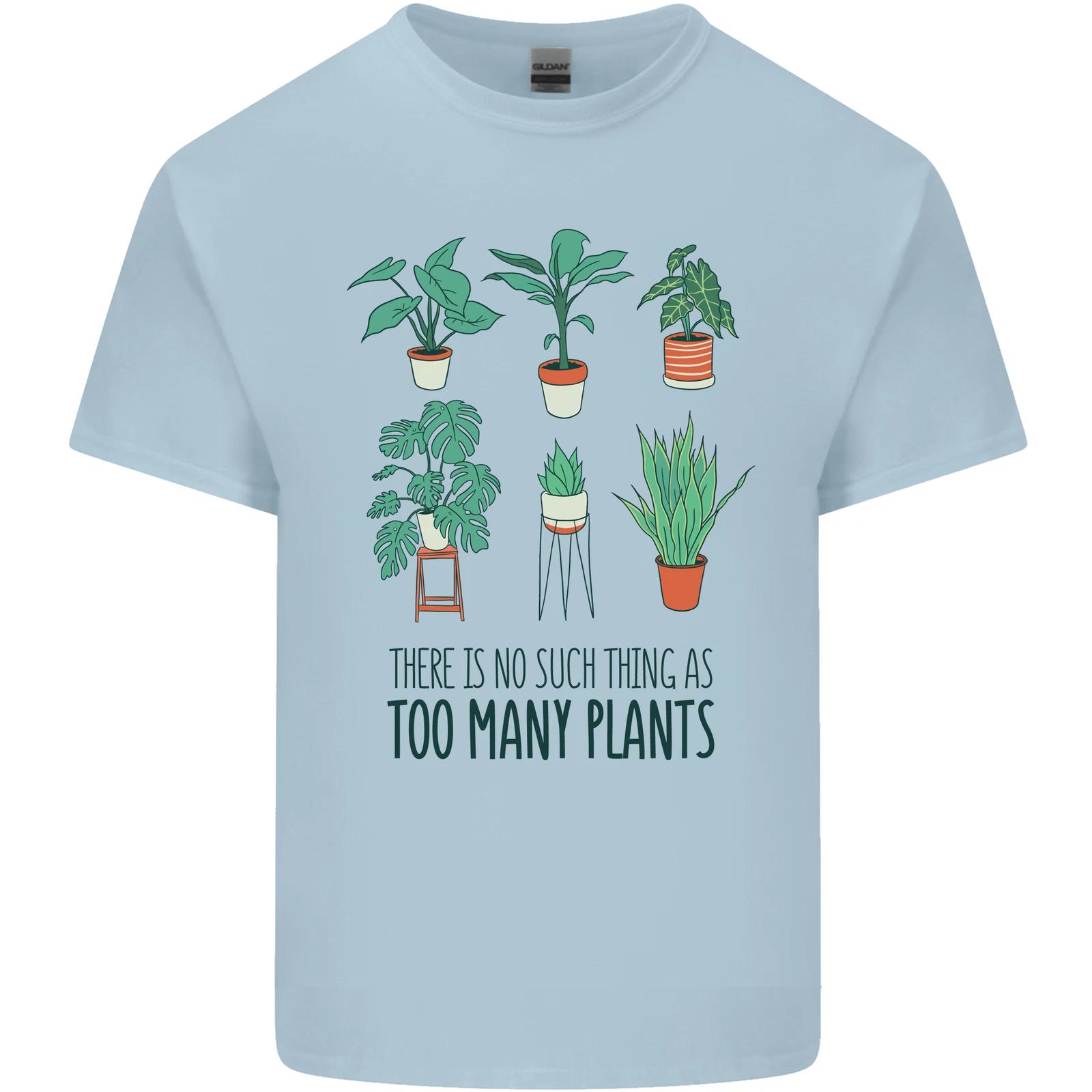 No Such Thing as Too Many Plants Gardening Kids T-Shirt Childrens S