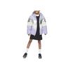 Nike Color Block Hooded Zip-Up Casual Long Sleeve Kids Outerwear Lavender-Purple CT0604-539