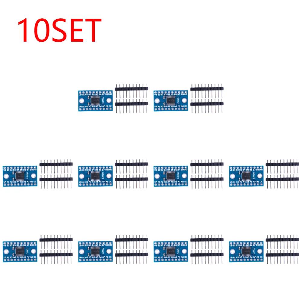 20-1SET TXS0108E TTL Bidirektionaler Gegenseitiger Konverter 3,3V 5V 8-Kanal Logikpegel-Schaltwandler Hohe Geschwindigkeit für Raspberry Pi