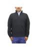 Polo Ralph Lauren Pullover Jersey with Herringbone and Men's Half-Zip One-Point Design, 0102844-M-GREYHTR [Used]