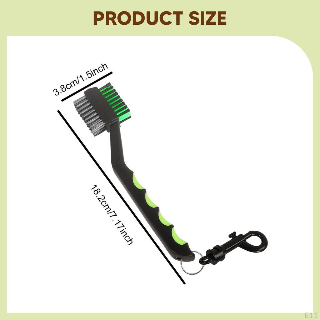 Golf Club Brush Cleaning Tool Comfortable Grip Putting Golfing Equipment Easily Attached To Bag