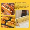 Pork Chop Bun Mold Non-stick U-shaped Bread Mold Carbon Steel Heat-resistant Biscuit Mold for Oven Use Home Baking Enthusiasts