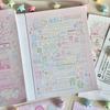 Creative 24 Pages Sticker Book Japanese Style DIY Diary Sticker Gift Cartoon Scrapbook Sticker Stationery Supplies