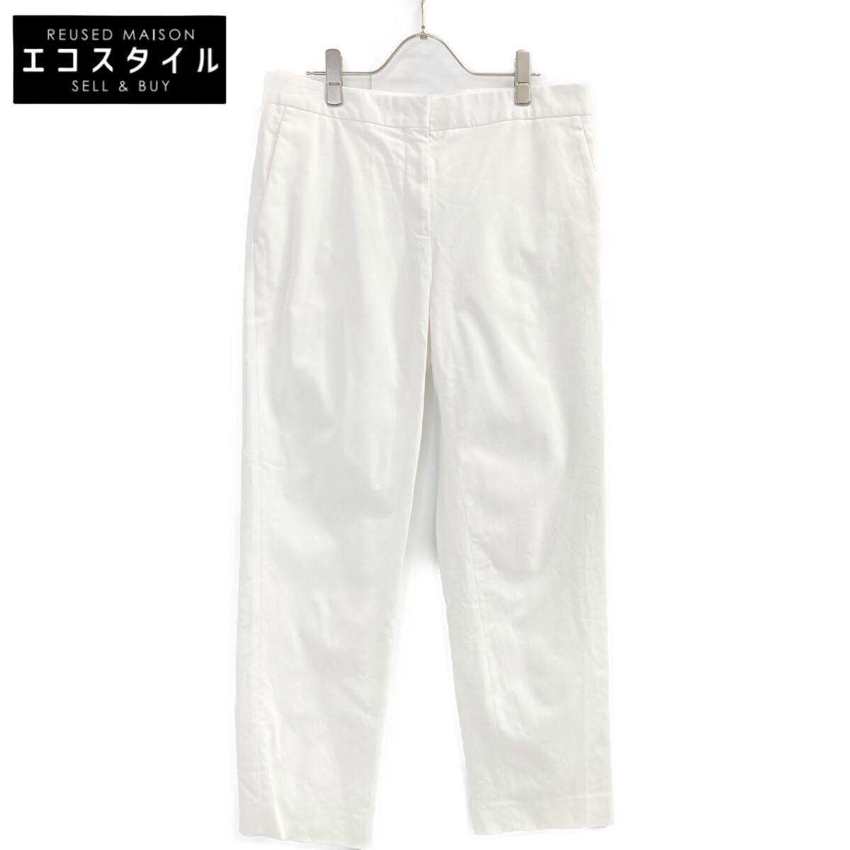 

JIL SANDER White center crease ankle length straight pants JSPO302900 Bottoms 38 whiteUsed