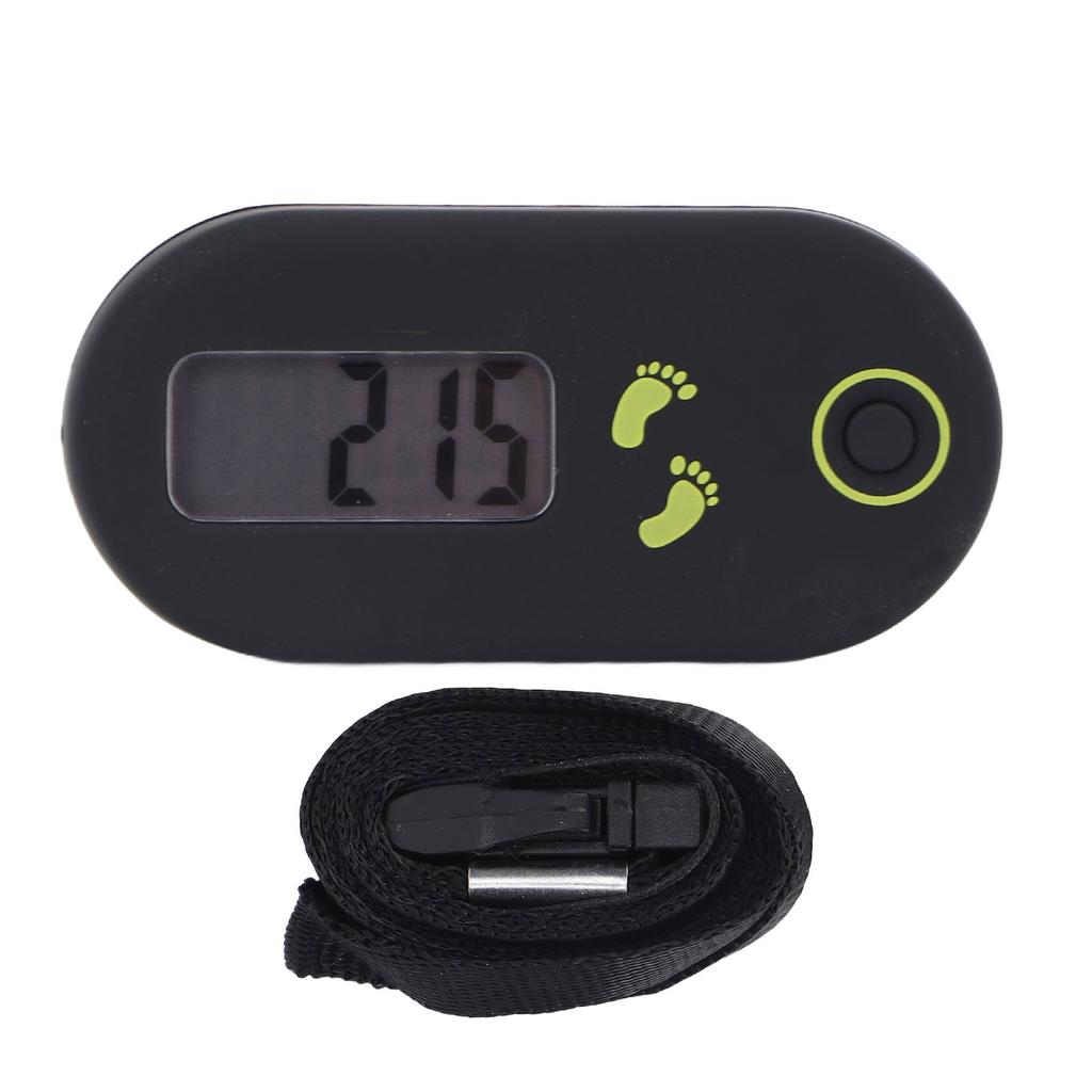 Mini Schrittzähler Leichtgewicht Taillenclip-Typ Matte Oberflächen Walking Pedometer mit Trageband