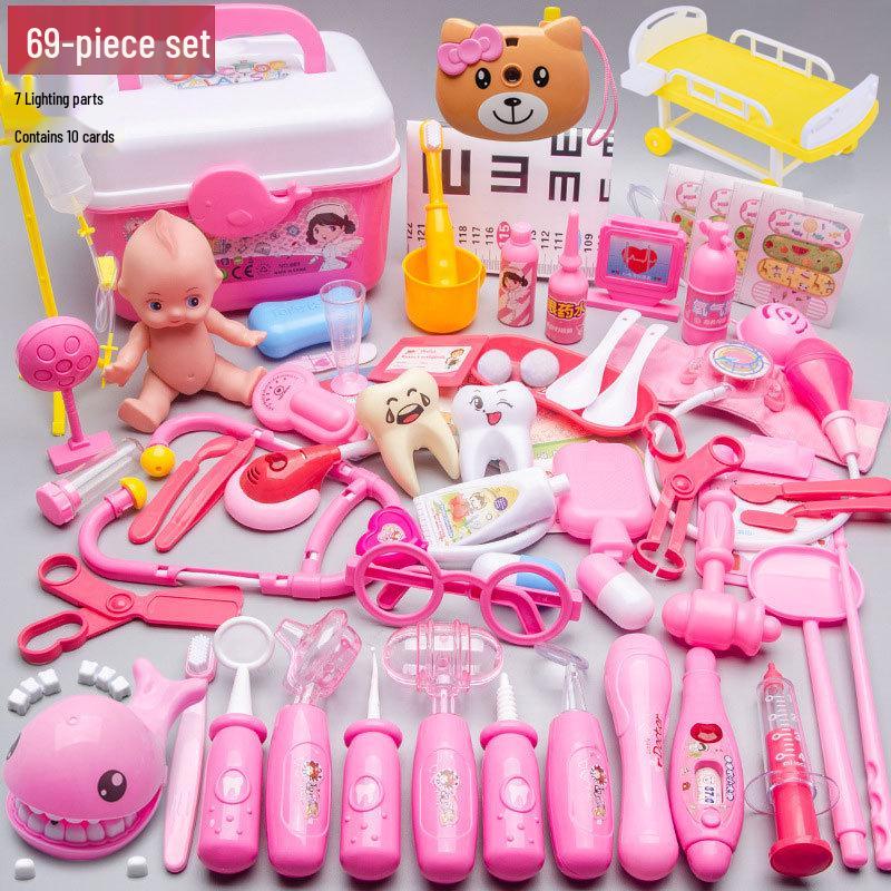 Kids' Doctor Playset: Medical Tools, Stethoscope, Injection, Ambulance