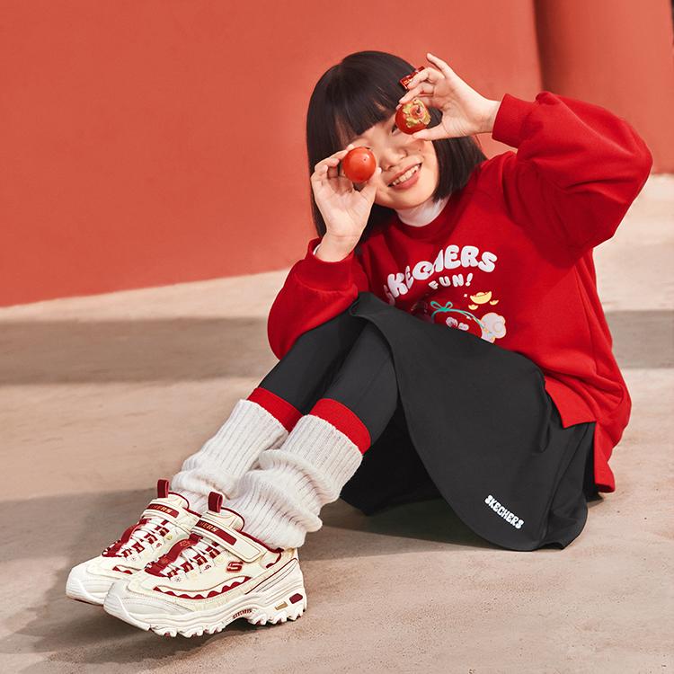 Skechers Synthetic Leather Trendy Durable Low-Top Kids Casual Shoes Kids casual shoes White 319061L-NTRD