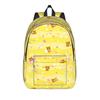 Pink Rilakkumas  Cartoon Backpack for Men Women Teenage Student Work Daypack  Laptop Canvas Bags Durable