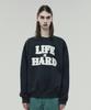 THEVINYLHOUSE Life Is Hard Sweatshirts Charcoal (Vh2Dfum444A)