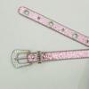 Edge Bead Wide Belt Women's Fashion Versatile Belt Sequined Belt Women's High-end Belt Women