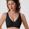 European and American Seamless Wire-free Underwear for Women, Comfortable and Thin Full-cup Bra