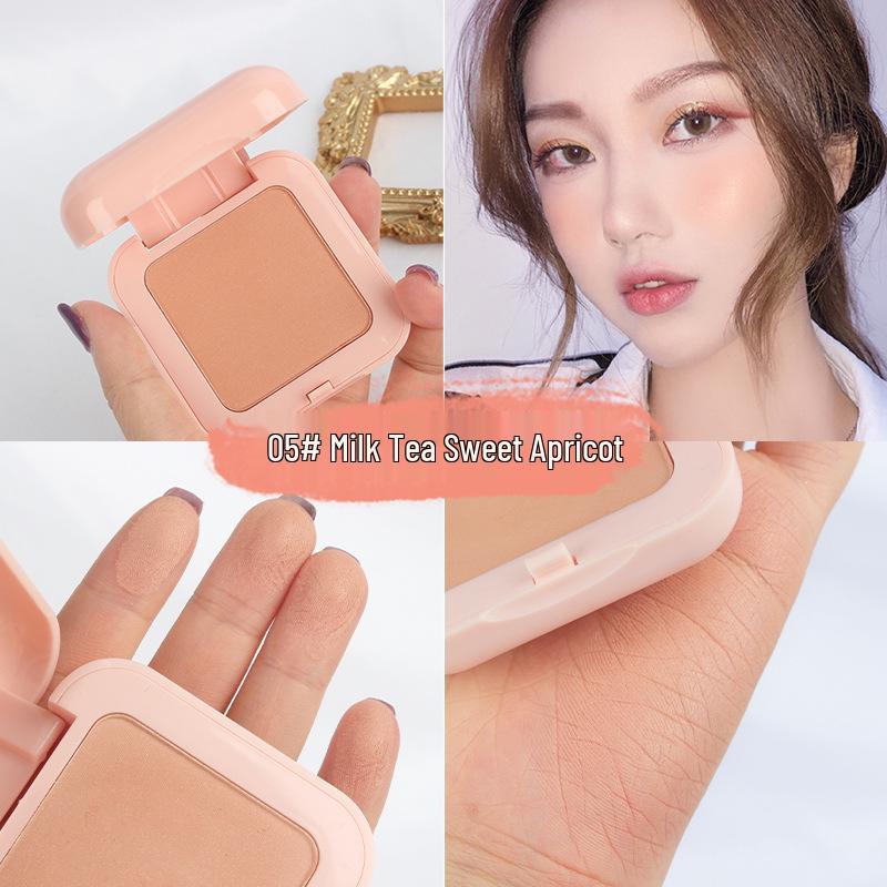 Lameila Rouge Élégant: Fard à joues authentique Nude Sun-Kissed - Orange naturel pour étudiants