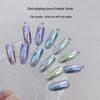 KaSi Nail Art Aurora Mirror Powder - High-Shine Whitening Glitter for Luxurious Nail Decoration
