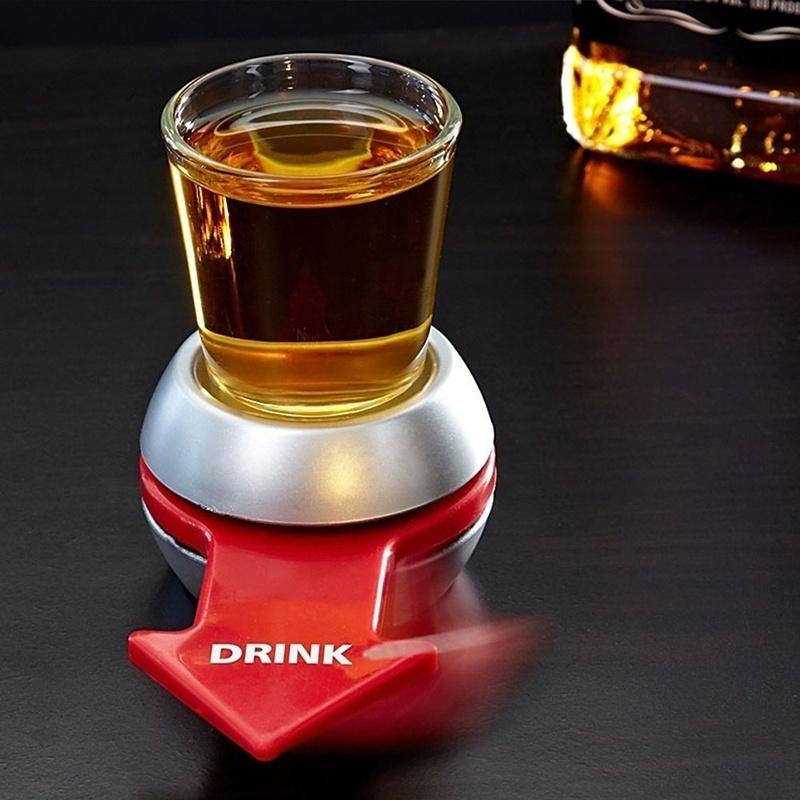 

New Spinner Spin The Shot Glass Drinking Game Fun Party Gift