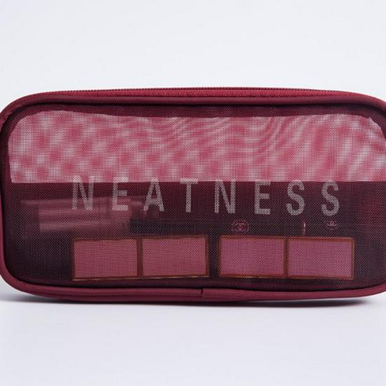 Travel Cosmetic Storage Bag: Cross-border Mesh Wash & Makeup Bag