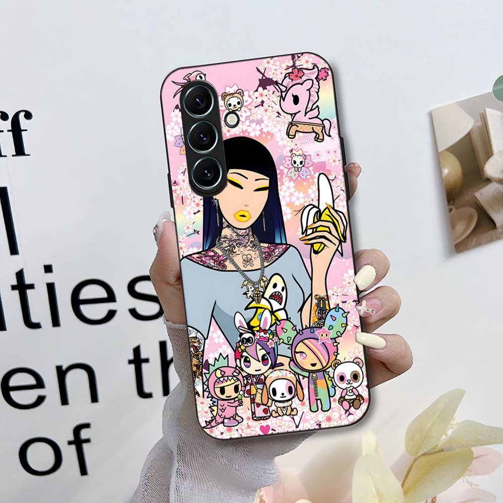 Character T-tokidoki Phone Case For Samsung S 24 Fe 25 Ultra Plus 20 Lite 21 30 22 23 24 22 Ultra 5G Fundas