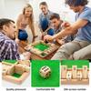 Classic 4 Sided Wooden Board Game With 2 Dice And Shut-The-Box Instructions, Classics Tabletop Version And Pub Board Game