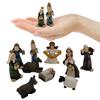 Mini Jesus Figurines Small Jesus Statues Cartoon for Christmas Thanksgiving Day