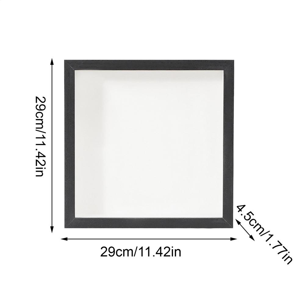 Ticket Memory Box Storage Photo Frame Multi-Purpose Wall Mount Transparent Memory Box Picture Frame Slot For Family Friends