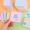 Morandi Color Tearable Sticky Notes, Student Stationery Index Tabs & Memo Pads