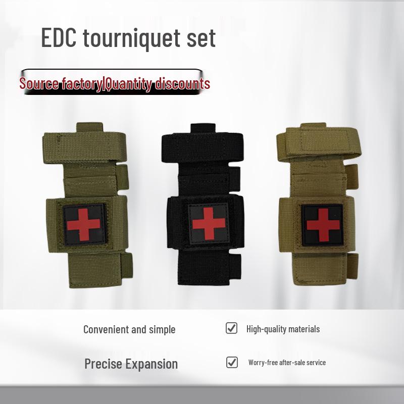 

EDC Tactical First Aid Kit: Molle Tourniquet Bag with Scissors & Pen Single Bag армія зелений колір