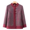 Embroidered Tang Suit Jacket: Grandma Style Autumn Wear for Middle-Aged Women