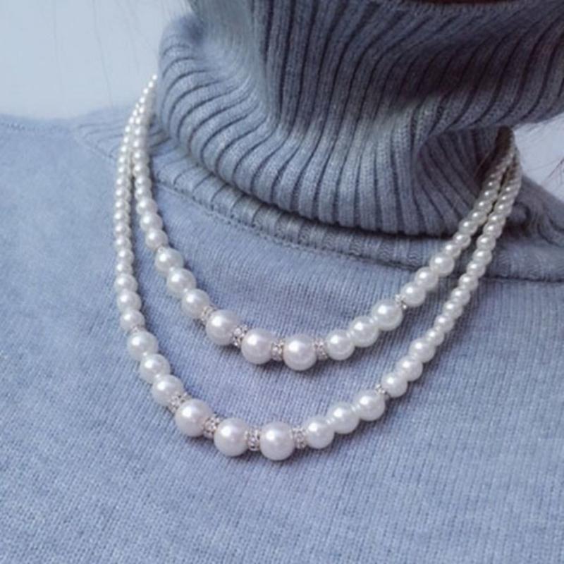 Chain Necklace Beads Choker Beads Neck Jewelry Perfect Gift for Girlfriends
