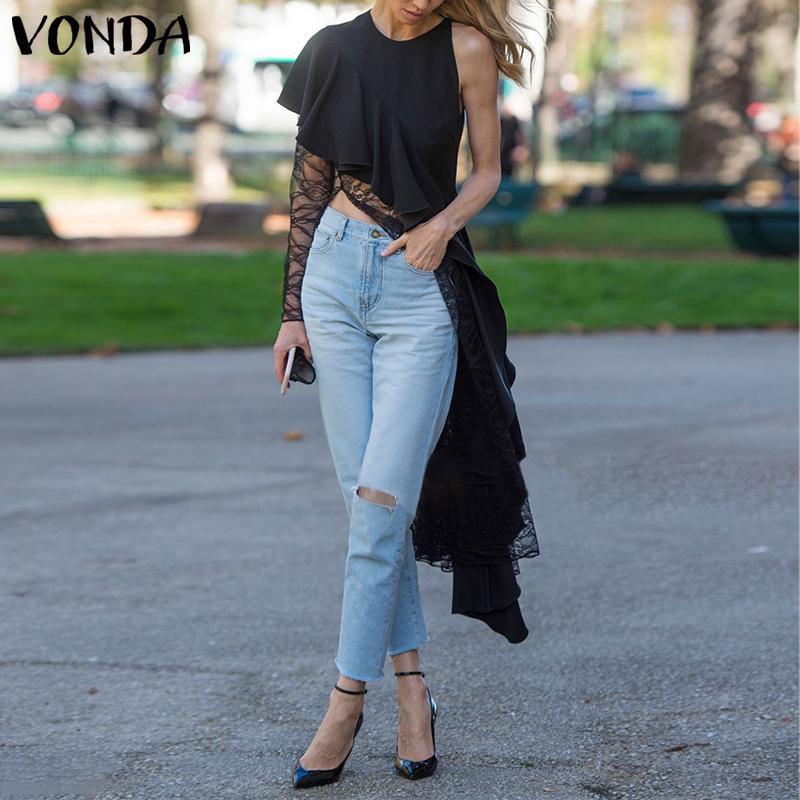 Long Blouse Ruffles 