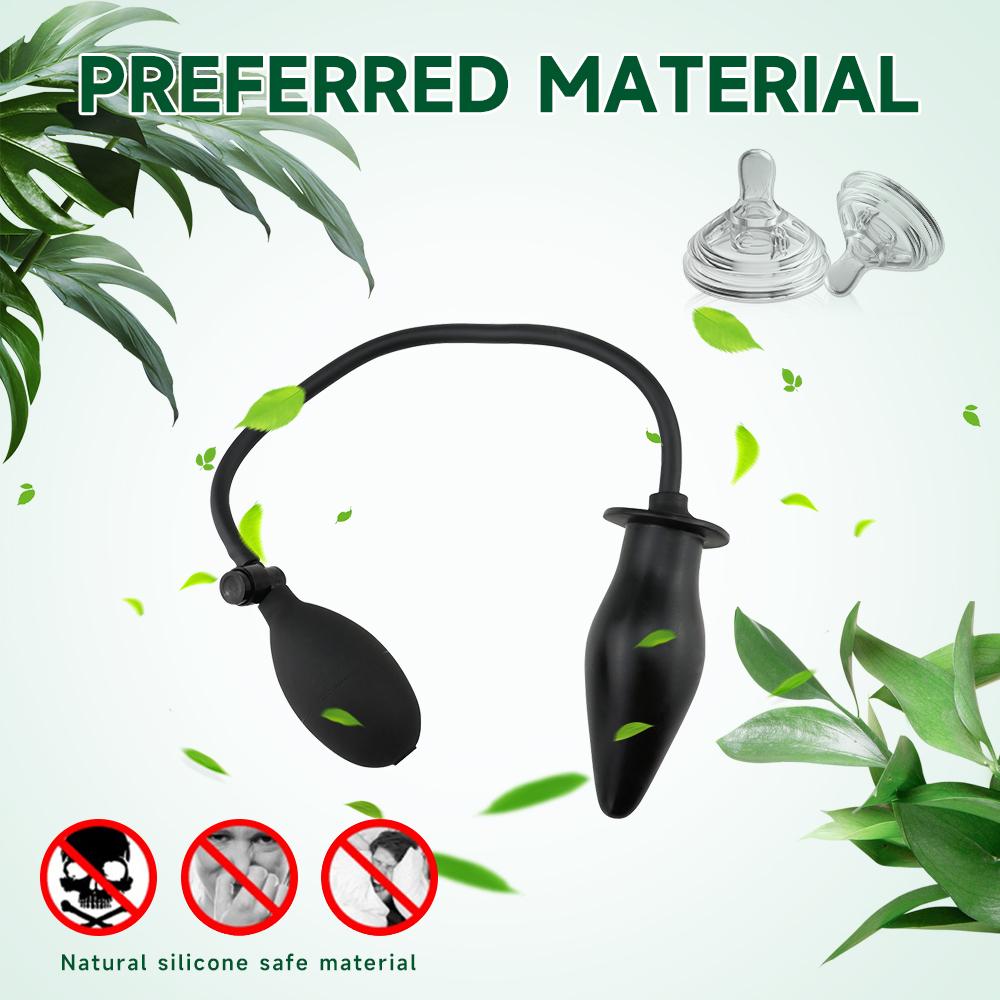 PVC Unisex Inflatable Anal Plug Dilator, Anal Plug, Anal Training Device, Anal Dilator, Anal Plug SM Adult Sex Toys, Sex Toys
