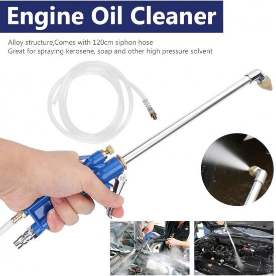 Engine Cleaning Guns, Clean Guns, 40cm Car Water Cleaning Guns Engine Oil Cleaner Pneumatic Tool with 1.2m Hose Cleaning Degreaser Sprayer Tool