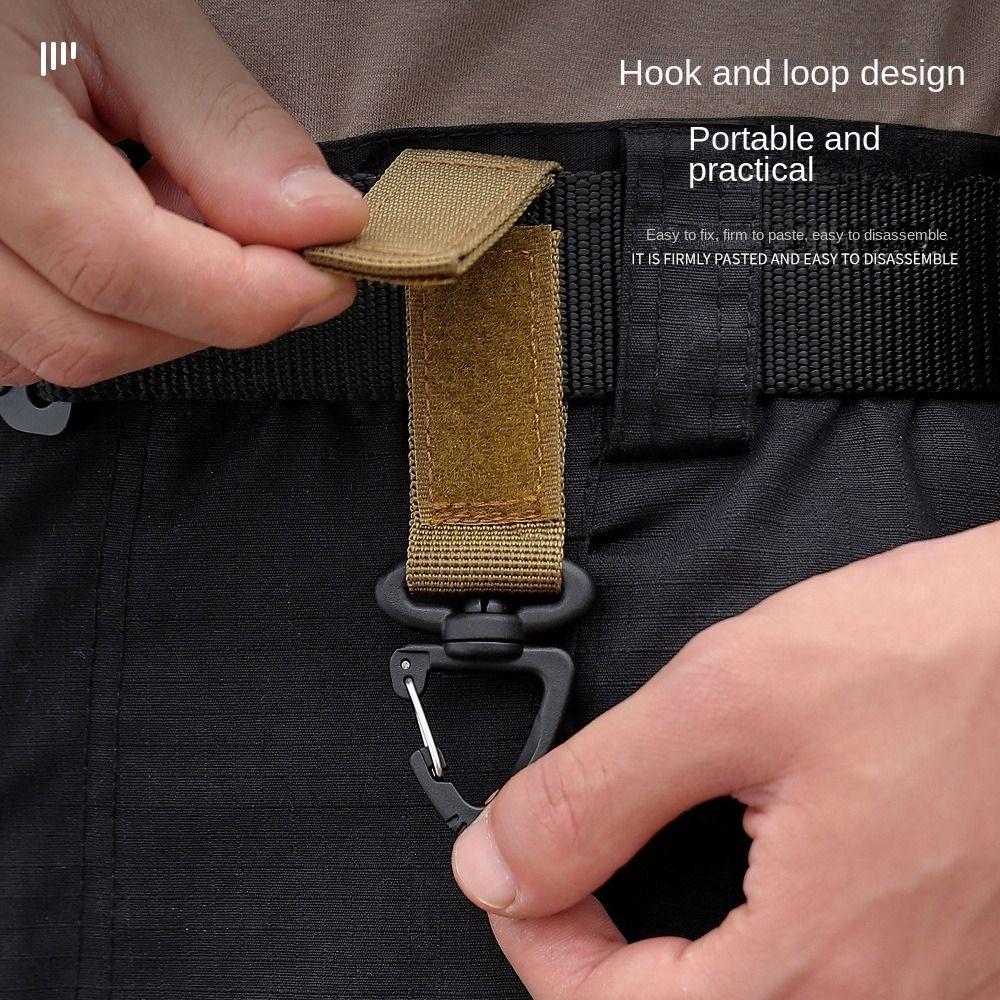 Buckle Key Buckle Climbing Carabiner Nylon Webbing Belt Buckle Hook Hanging Buckle Backpack Buckle