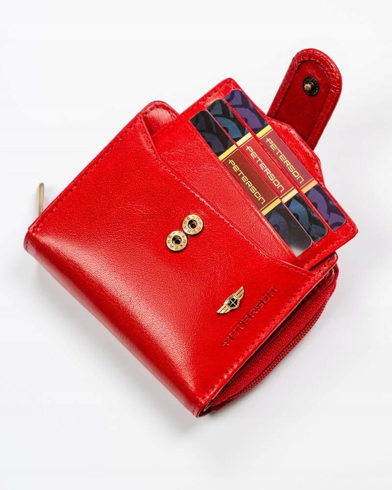 Elegante portafoglio in pelle con sistema RFID - Peterson