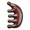 Portable Golden Sandalwood Scalp Meridian Massage Comb