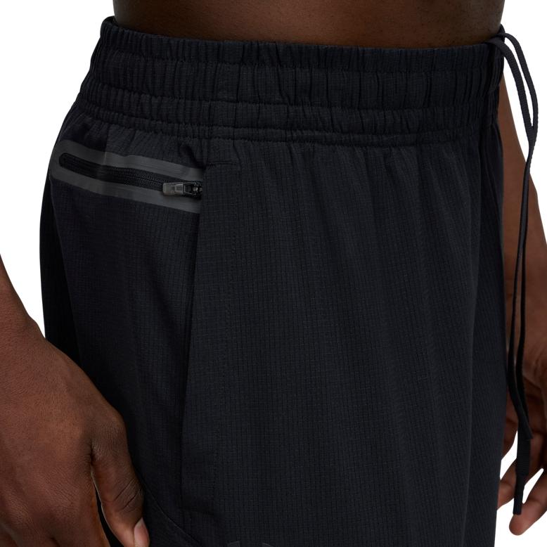 Under Armour Breathable Comfortable Mid-Rise Casual Knit Sports Pants Men bottoms Black 1390258-001