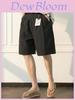 Mens Linen Texture Casual Shorts With Breathable Fabric For Spring Summer Wear