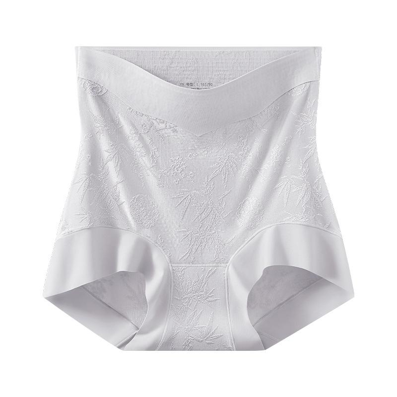 Ropa interior para mujer, nuevo estilo chino, sin marcas, cintura alta, levanta abdomen, cadera, 10A, larga, entrepierna antibacteriana, ángulo plano